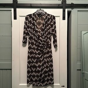 Shawl Collar Wrap Dress